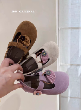 2025JBM秋季新款儿童勃肯鞋女童单鞋