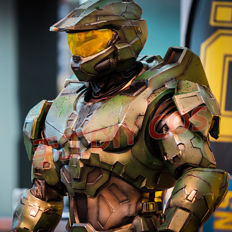 光环士官长cos服全身真人1:1可穿戴量身定制手工制做款成品盔甲