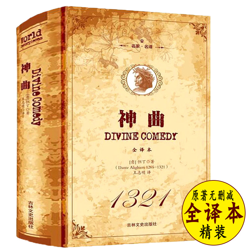 但丁神曲十日谈卢梭忏悔录歌德浮士德杨武能译热爱生命少年维特的之烦恼陀思妥耶夫斯基罪与罚白痴堂吉诃德牛虻荷马史诗世界名著书