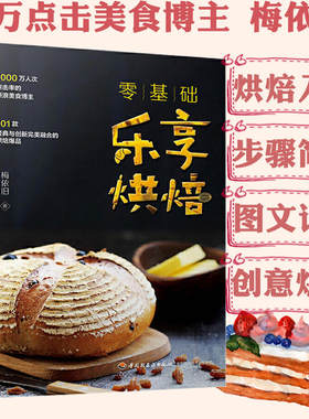 零基础乐享烘焙 梅依旧教你学做蛋糕甜点做面包西点饼干一学就会的新手入门到精通教程坨坨妈小嶋小岛老师的烘焙创意秘诀剖析书籍