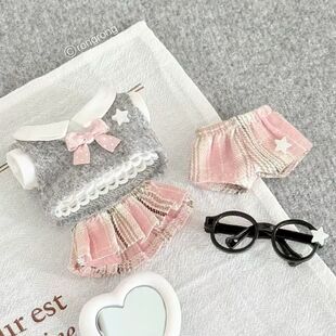 10cm娃衣新品“优等生”棉花娃娃衣服替换装原创可爱超萌无属性