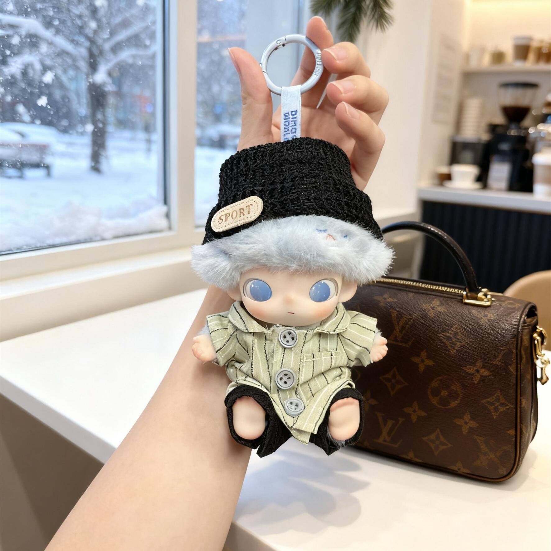 DIMOO娃衣DIMOO新品新生日记娃衣潮玩搪胶公仔服换装星期日衬衫