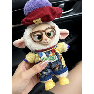 疯狂动物城城市居民娃衣囚服羊副市长娃衣朱迪尼克搪胶毛绒衣服