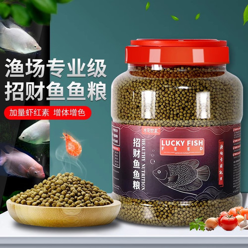 招财鱼粮饲料专用抗病战船鱼
