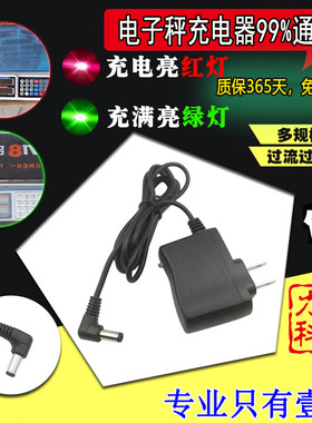 ACS-30型台称电源线杰力/华鹰/大阳衡器ACS-30电子计价秤充电器线