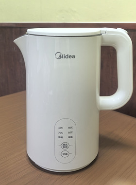 Midea/美的 SH15X301美的电热水壶烧水壶五段控温恒温电水壶