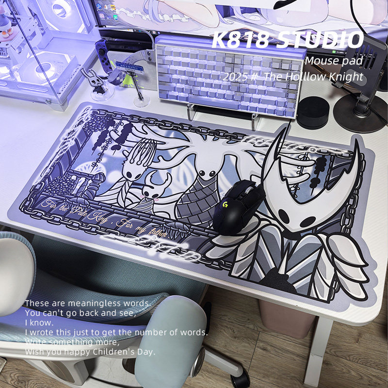 【悟空】空洞骑士游戏周边先辈鼠标垫皮质桌面个性装饰创意礼物