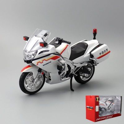 华一合金模型儿童玩具摩托车12