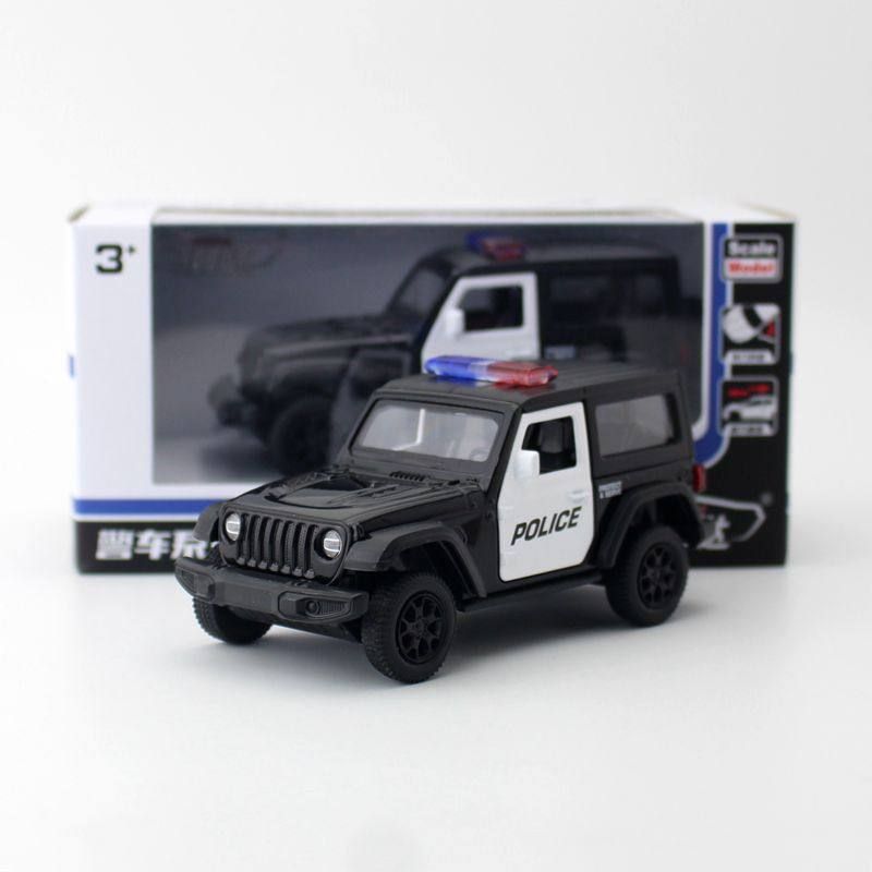 裕丰马珂垯5寸合金警车吉普模型