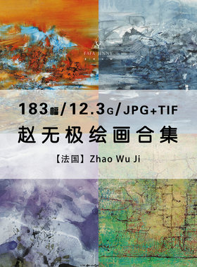 赵无极 西方现代抒情抽象派油画绘画集作品集合集电子版图片素材
