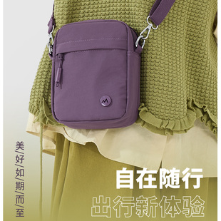 百搭牛津布休闲女士单肩斜挎小包 轻便帆布手机包女迷你小包包新款