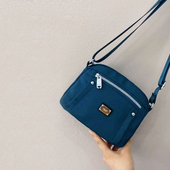 女包新款 斜挎小包牛津布轻便精致帆布单肩包女式 多层斜跨尼龙包女