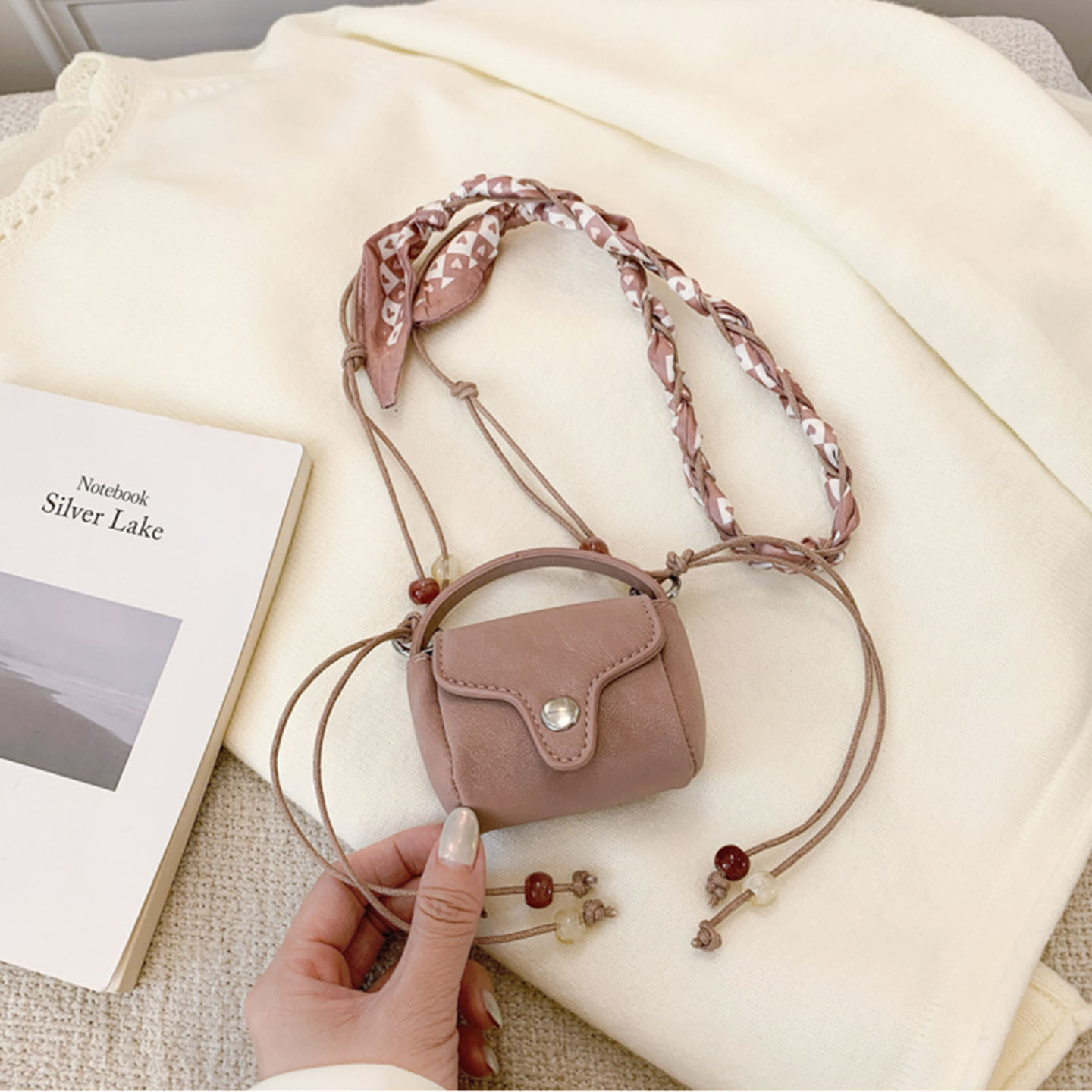 多功能小包韩版复古腰包挂饰腰带女包新款高级感装饰包收纳口红包,箱包皮具/热销女包/男包,通用款女包,淘宝优惠券,粉丝福利购,淘宝优惠卷