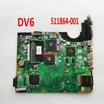 惠普HP Pavilion DV6 主板 DA0UT3MB8D0 PM45 DDR2 511864-001