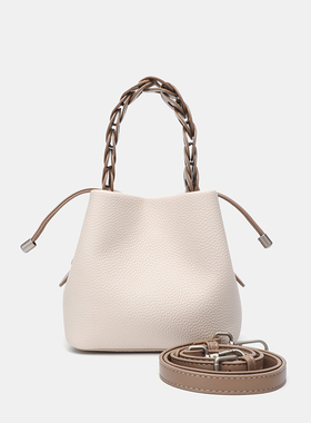 YASONG包包女式2025新款夏季超火轻奢百搭高级感手提水桶斜挎单肩