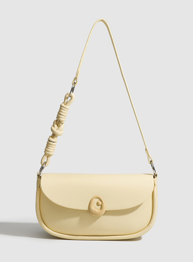 YASONG【化茧成蝶】法棍包包女2025夏新款小众高级单肩斜挎腋下包