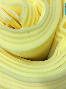 HM/杭美海绵低密度黄色软海绵吸水专用吸油软包填充加厚软海绵垫