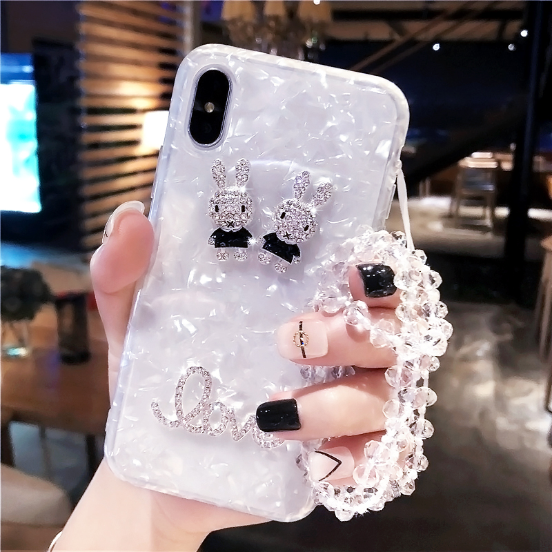 ¹ÒÉþiPhonexÊÖ»ú¿Ç¹è½ºÆ»¹û8p³±ÅÆiphone7plusпî6sÈíÌ××êÅ®¿î±´¿Çi7È«°ü±ßi8¸öÐÔ´´ÒâÁ¢ÌåË®¾§¹Ò²±Éþ