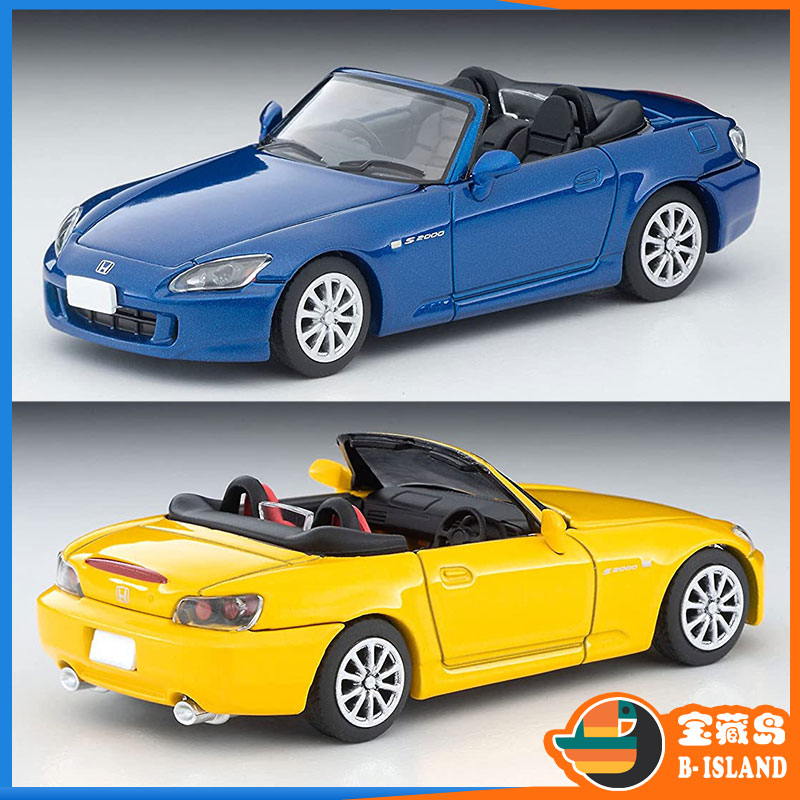 TOMYTEC合金车模型 TLV多美卡1:64本田S2000敞篷跑车LV-N280a b