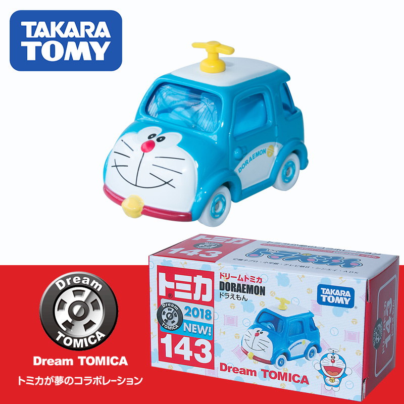 日本TOMICA多美卡玩具小汽车卡通合金车 143#机器猫叮当猫哆拉A梦