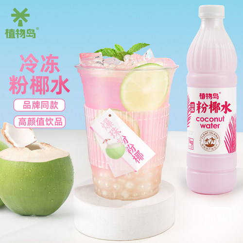 植物岛冷冻粉椰水商用饮料椰子水