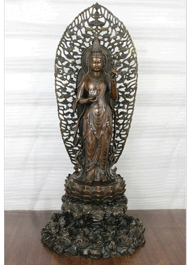 菩萨佛像摆件观音黄铜工艺品