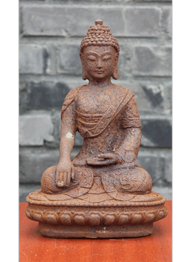 摆设门神黄铜尉迟敬德秦叔宝摆件