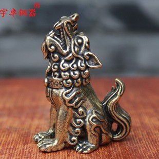 纯铜龙生九子 囚牛睚眦嘲风蒲牢狻猊赑屃狴犴负屃螭吻桌面摆件