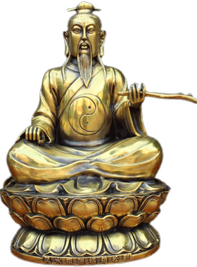宇卓铜器杨筠松宗师摆件