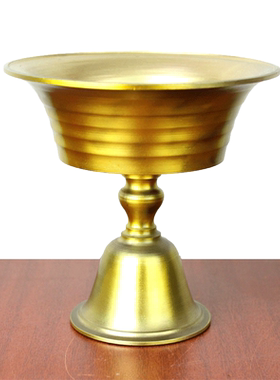 七星纯铜蜡烛台合金摆件长明灯