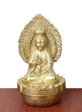 合金观音关羽汽车工艺品