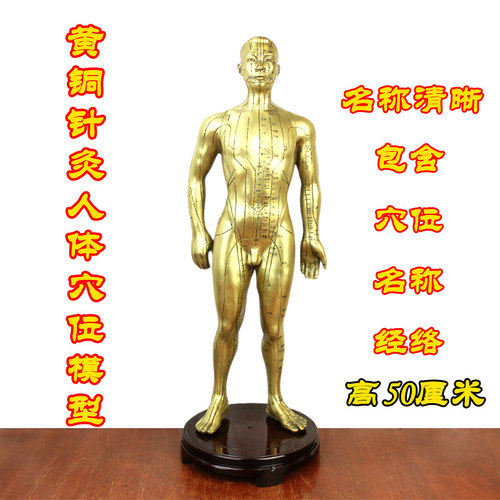 仿古风针灸铜人经络穴位模型