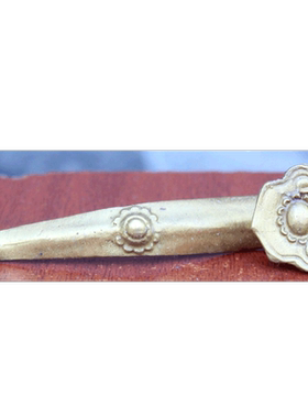 如意黄铜观音关公配刀工艺品法器