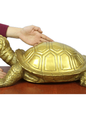 宇卓铜器 纯铜龟黄铜龟铜乌龟铜龟工艺品摆件