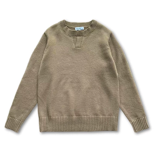 Ретро трикотажный осенний демисезонный свитер, свободный крой