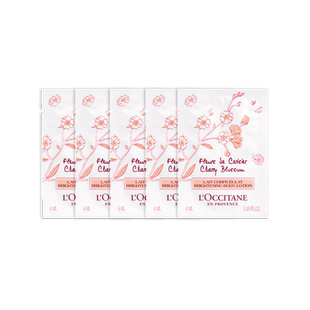 【会员专享】欧舒丹新甜蜜樱花沐浴6ml*3+润肤6ml*3+15元回购券
