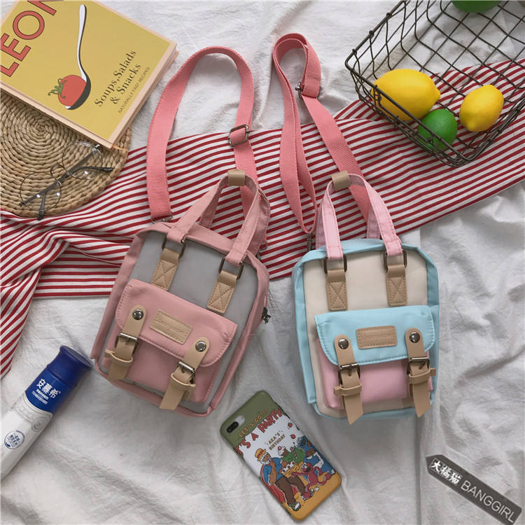 日系原宿INS少女学院风软妹迷你双肩包两用斜挎包ulzzang手提包|ruв категории Сумки, рюкзак - от Buy2taobao.com для оказания профессиональной услуги покупки агента Taobao