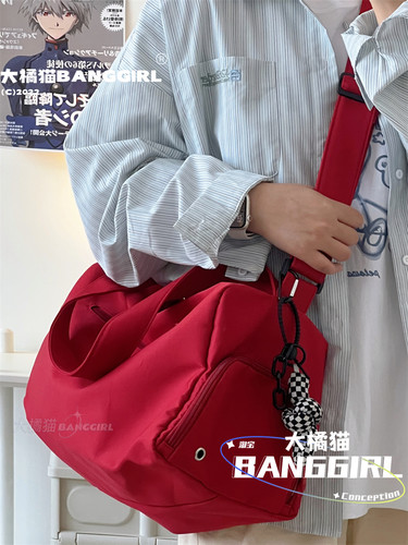 训练游泳健身包斜挎背包男潮