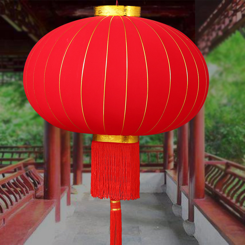 大红灯笼元旦新年大门口阳台吊灯红色中国风春节氛围过年布置挂饰