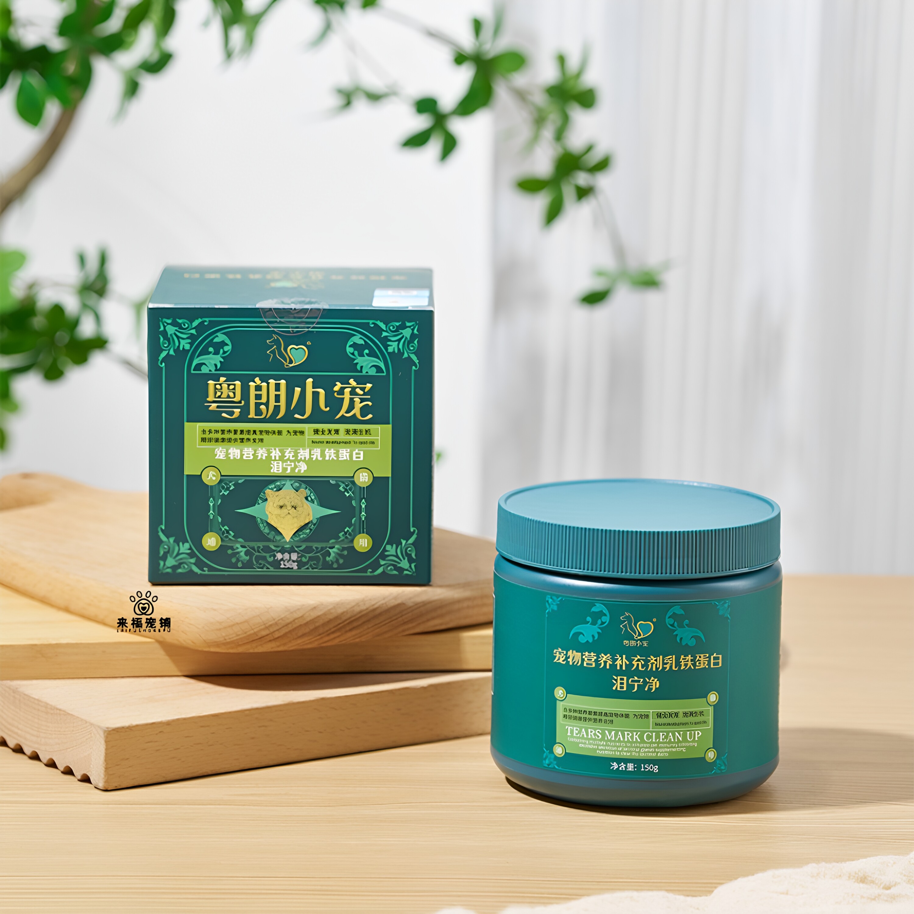 粤朗小宠猫狗泪痕粉泪宁净150g