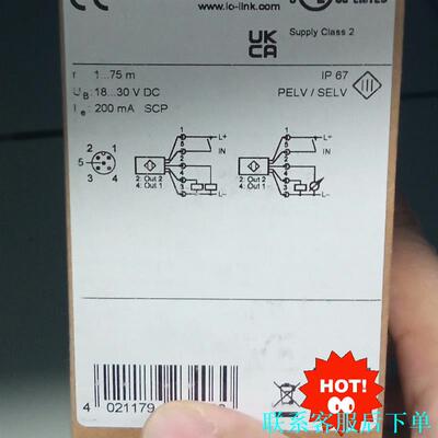 O1D106传感器全新原装正品德国易福门议价