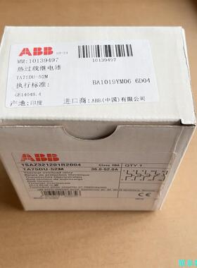 ABB   TA75DU-52M热过载继电器。订货号1013议价