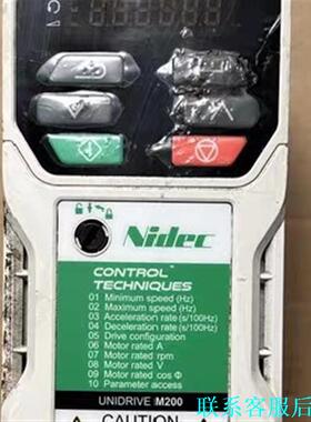 尼得科CT变频器M200-01200033A单相220V 0议价