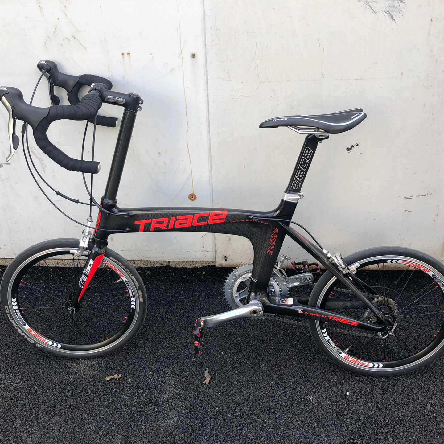 骓驰TRIACE全碳纤维公路车小轮车—议价