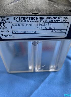 德国WEISZ威茨原装压力开关，型号MANOCOMB-IP6议价
