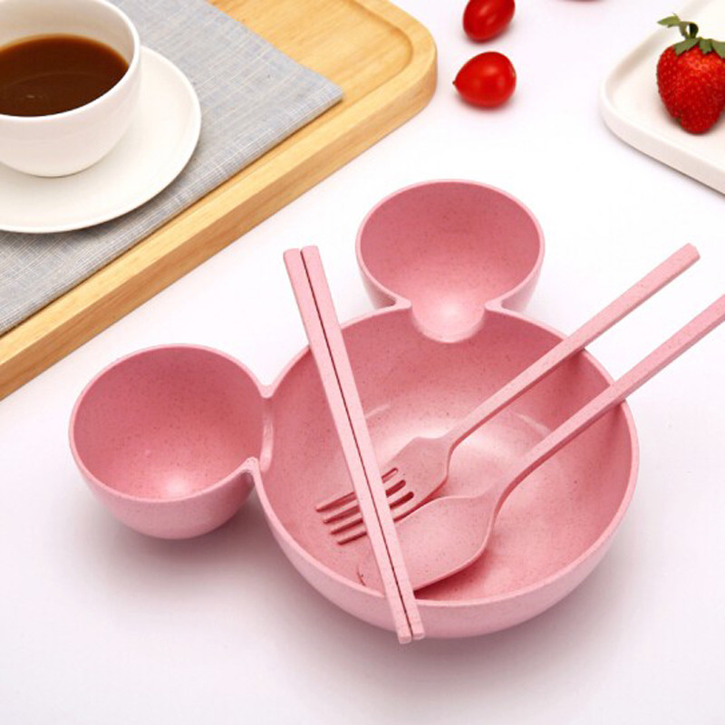 卡通儿童防摔餐具套装辅食碗