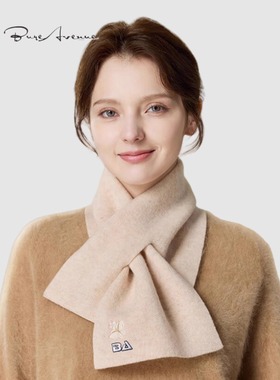 Bure Avenue纯羊毛围巾女冬季女士秋冬保暖围脖生日圣诞新年礼物