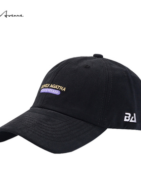 Bure Avenue棒球帽女潮牌刺绣字母韩版个性鸭舌帽男士户外休闲