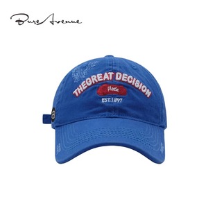 【官方正品】Bure Avenue东大门棒球帽子春夏季破洞鸭舌帽男女潮