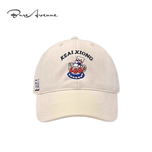 【正品现货】Bure Avenue小熊刺绣鸭舌帽子遮阳百搭棒球帽男女潮
